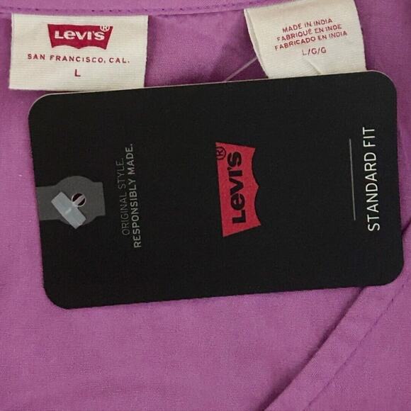 Levi's Women's Marcella Trapeze Dress Standard Fit 100% Cotton Size Large NWT - Picture 5 of 5